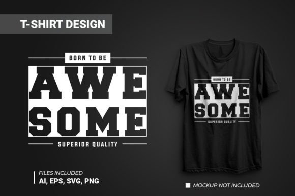 Review: Awesome Typography Motivational T-shirt Design