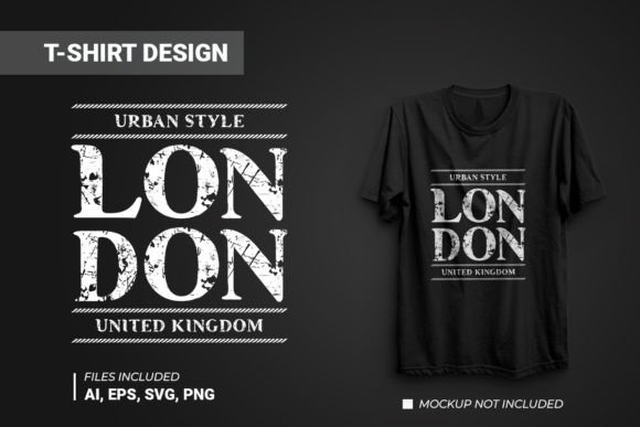 Review: London Typography Vector T-shirt Design