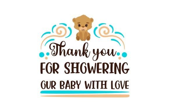 Review: Showering Baby with Love Sticker Design