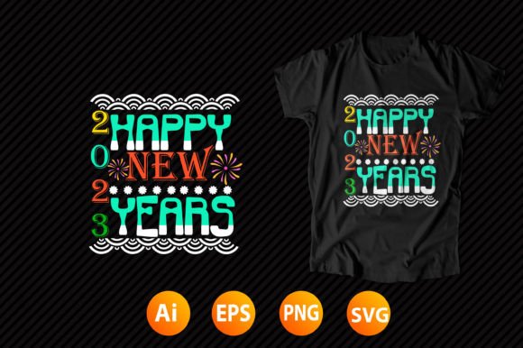 Reviewing Happy New Year T-shirt Design 22 for Stitchers