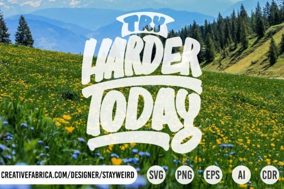 Reviewing TRY HARDER TODAY for Real Embroidery Projects