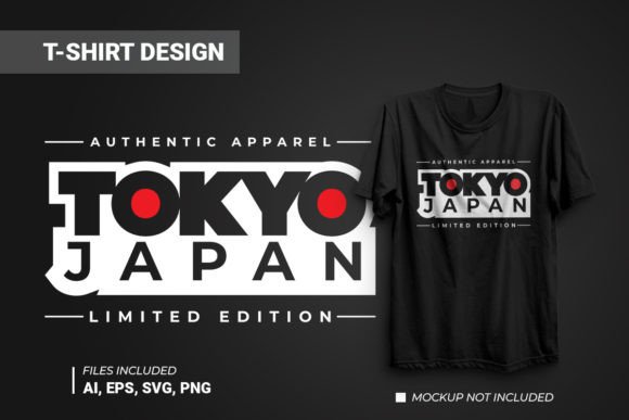 Tokyo Japan Typography T-shirt Design Review